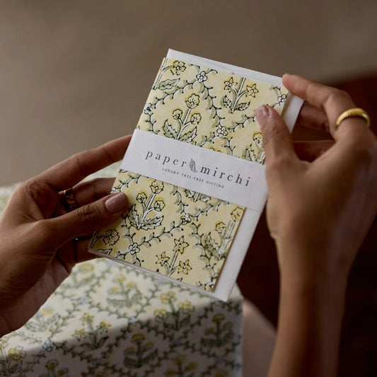 Floral Lattice Buttercream Card