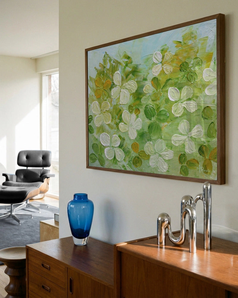 White Blossoms 50x70
