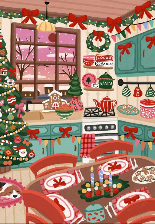 Christmas Kitchen 1000 brikker