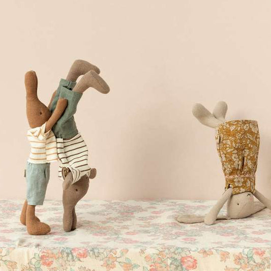 Rabbit Striped Blouse & Shorts