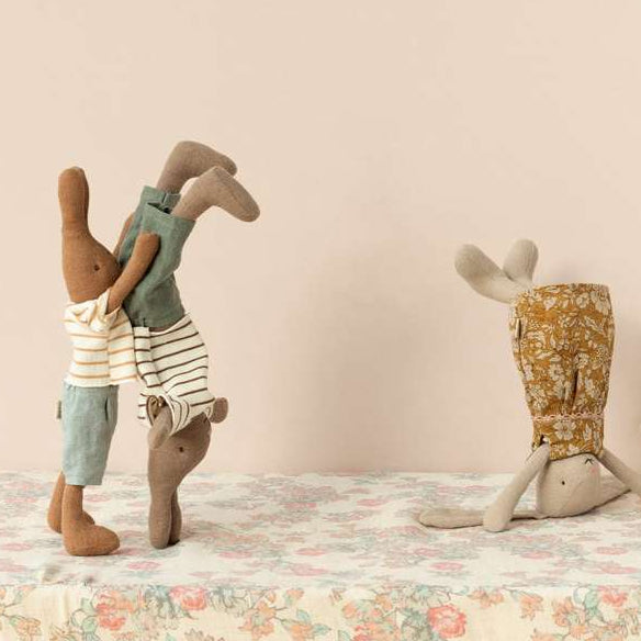 Rabbit Striped Blouse & Shorts