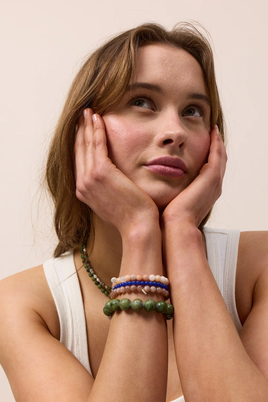 Petite Lapis Lazuli Stretch Bracelet