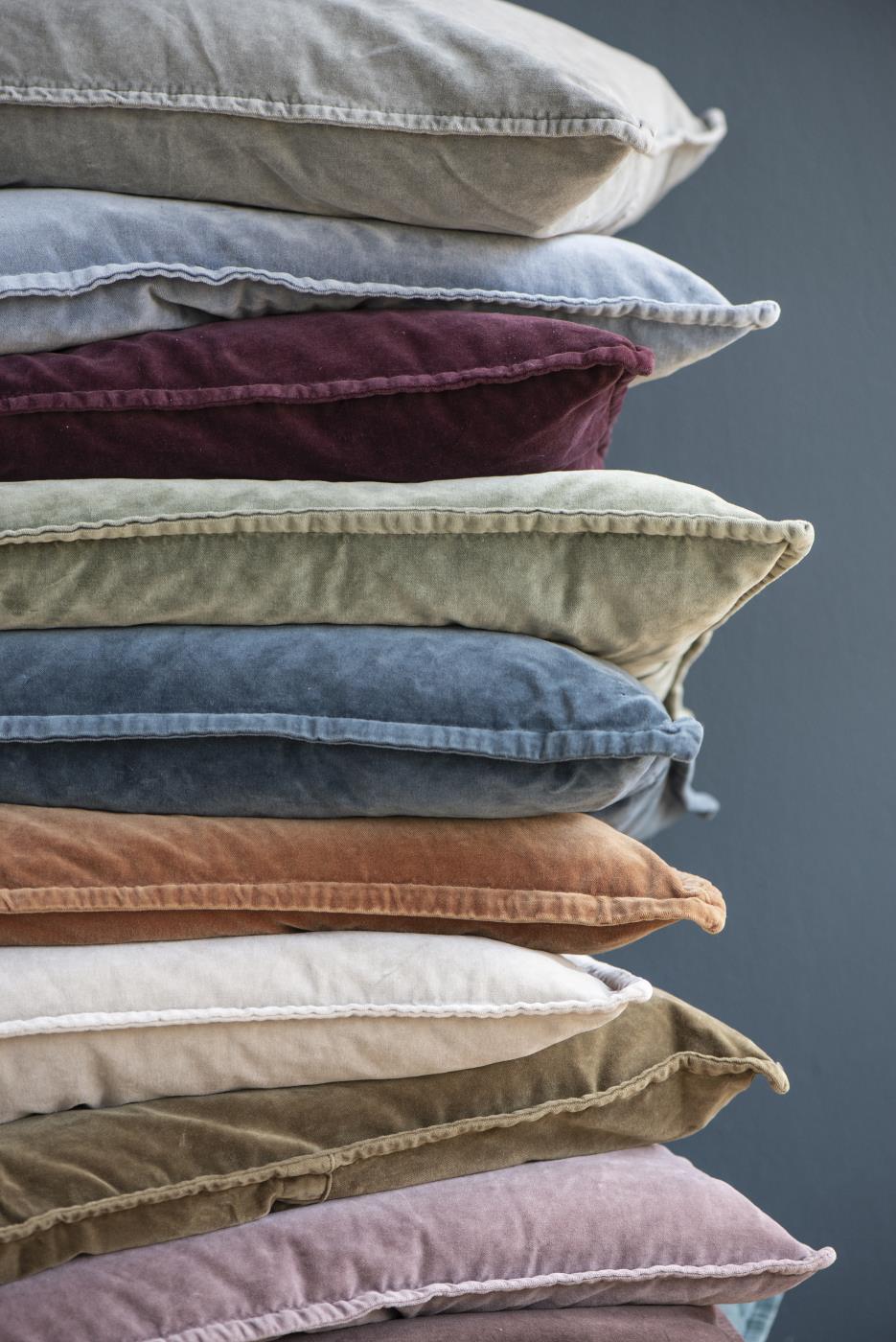 Putetrekk Velour Olive