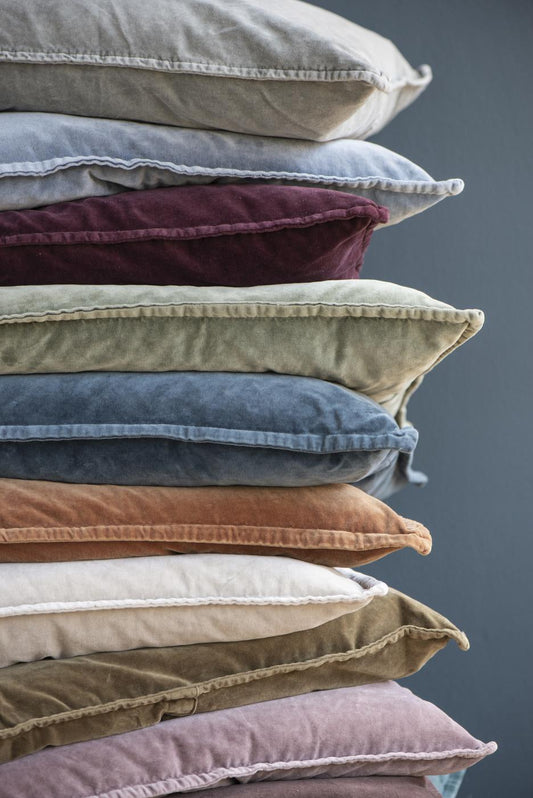 Putetrekk Velour Olive