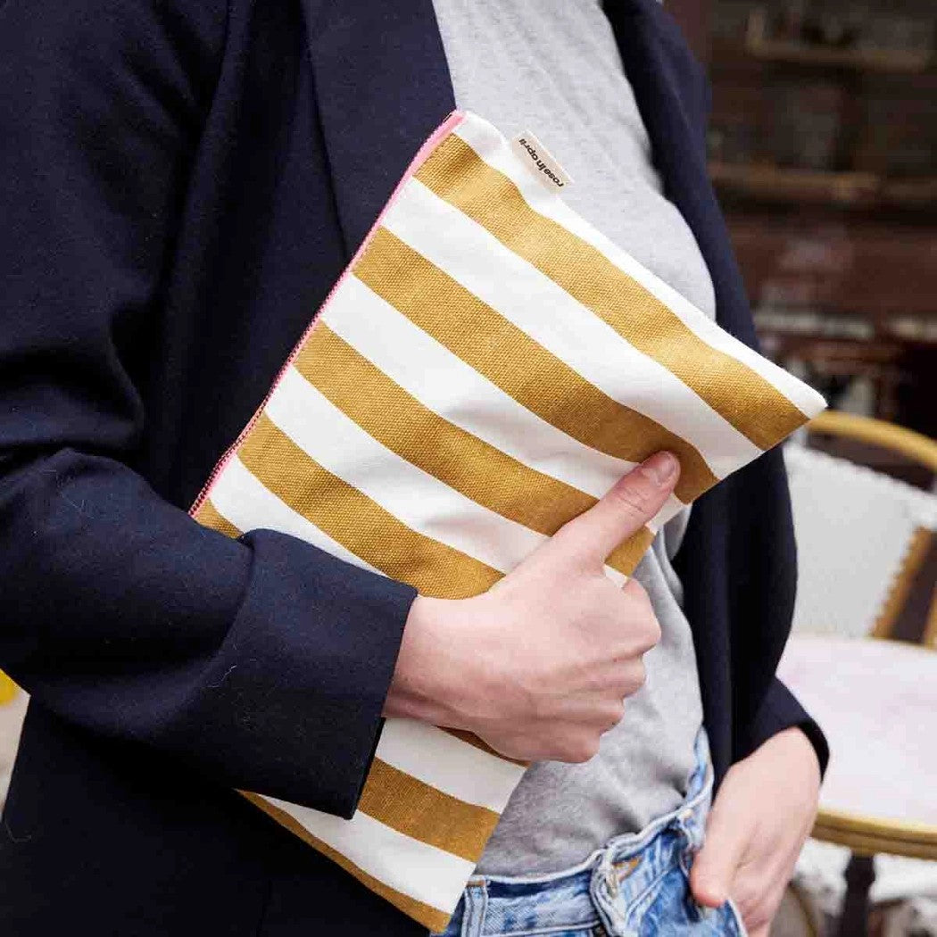 Pouch Caramel / Ecru