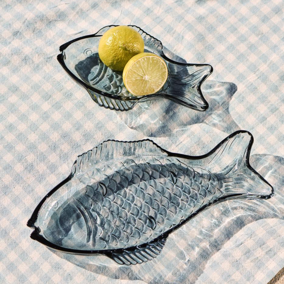 Fat i glass Fisk