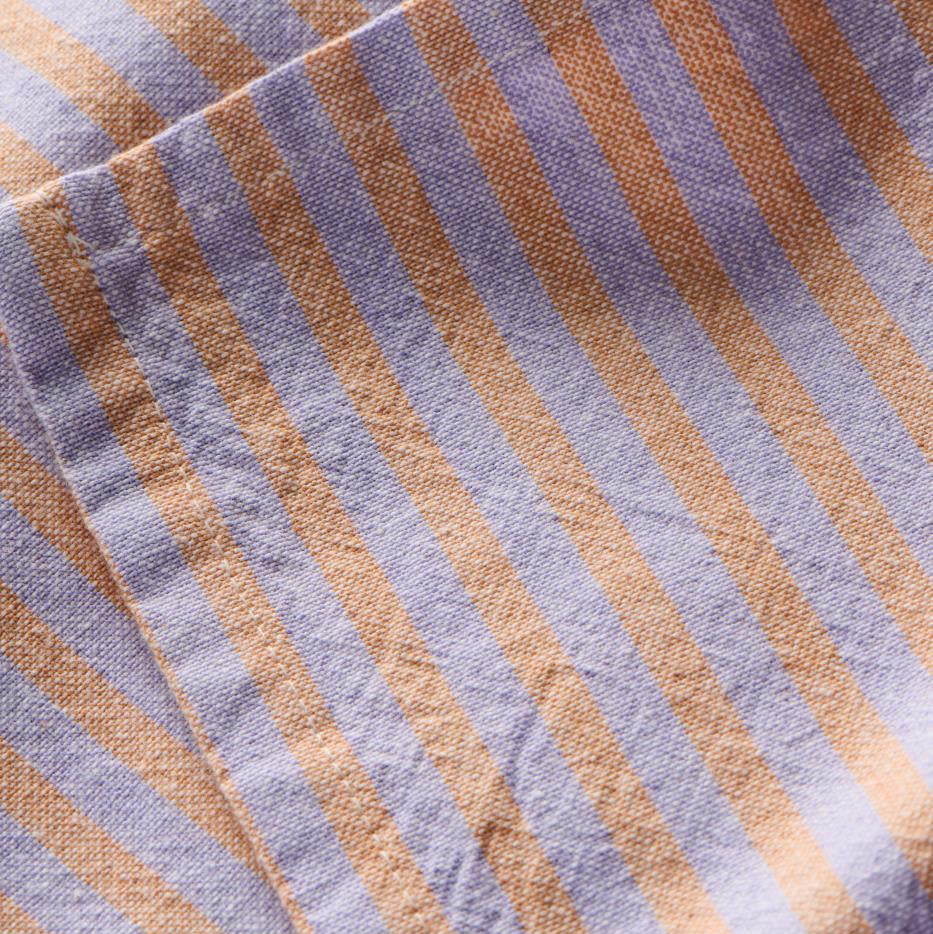 Kjøkkenhåndkle Lilla / brune striper