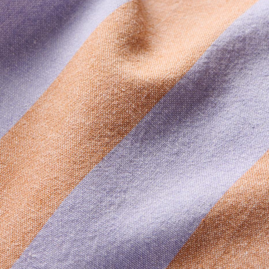 Kjøkkenhåndkle Lilla / brune brede striper