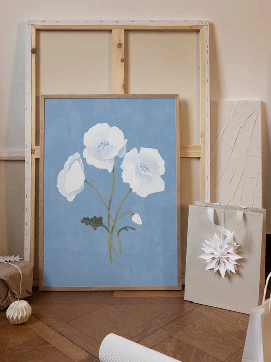 White on Blue