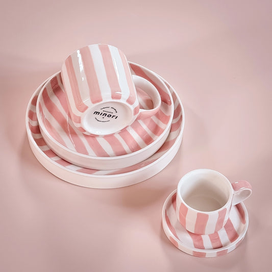 Cup Stripes Rose