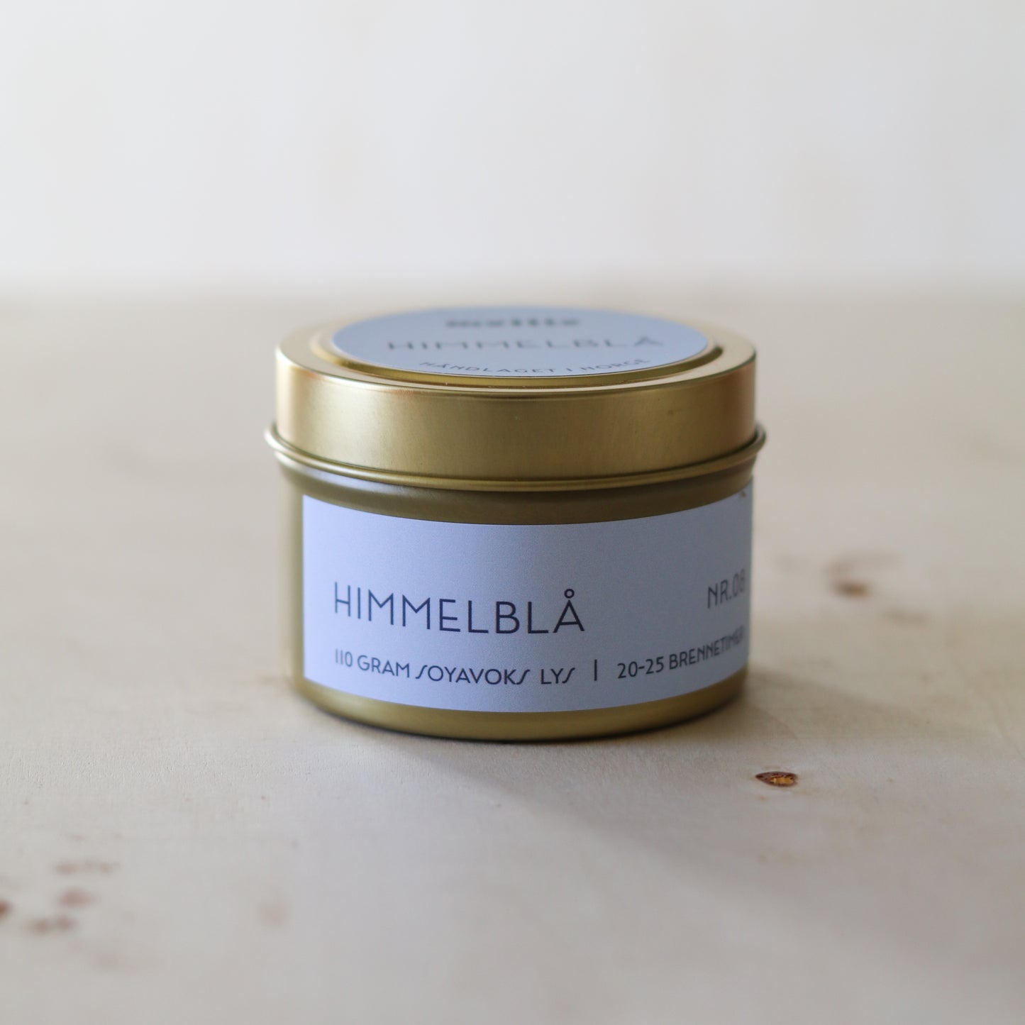 HIMMELBLÅ duftlys lite