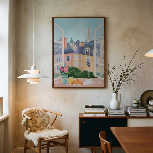 Paris Breakfast Window 30x40