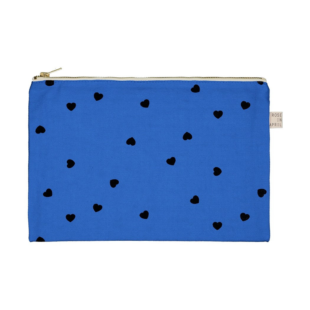 Pouch Greek Blue Heart