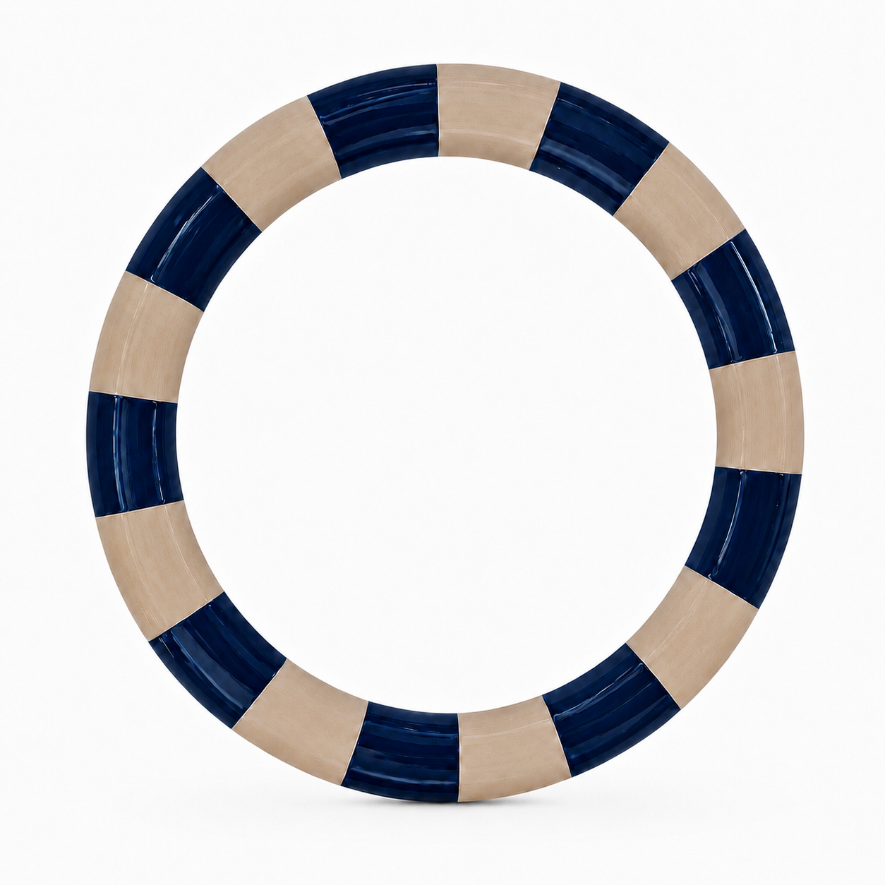 Stripe Bracelet Cobalt Clay