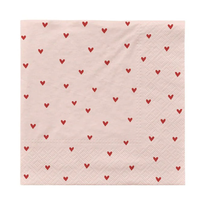 Servietter Hjerter