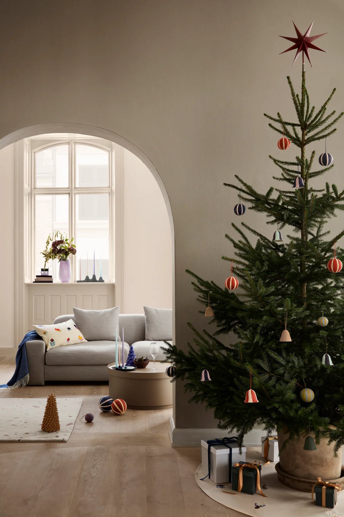 Star Tree Topper Red