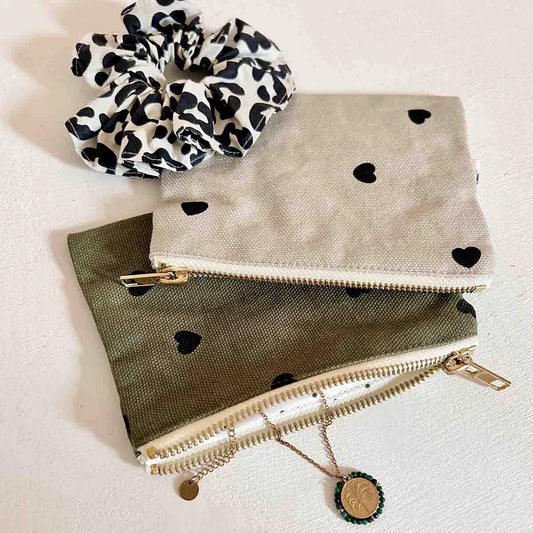 Marie Purse Heart Sand