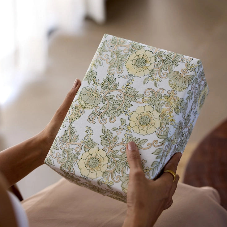 Rose Buttercream Wrapping Paper