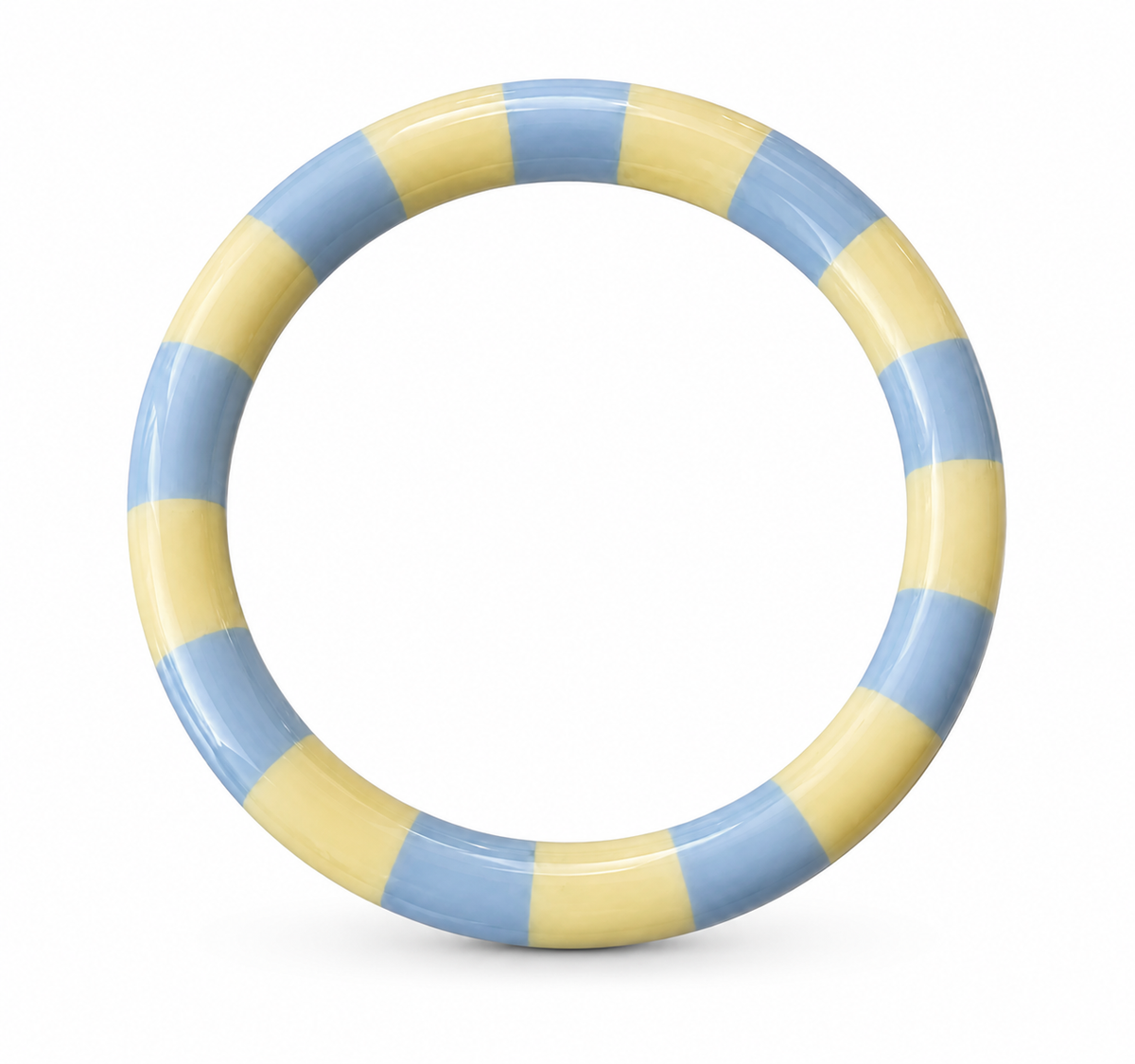 Stripe Bracelet Blue Yellow