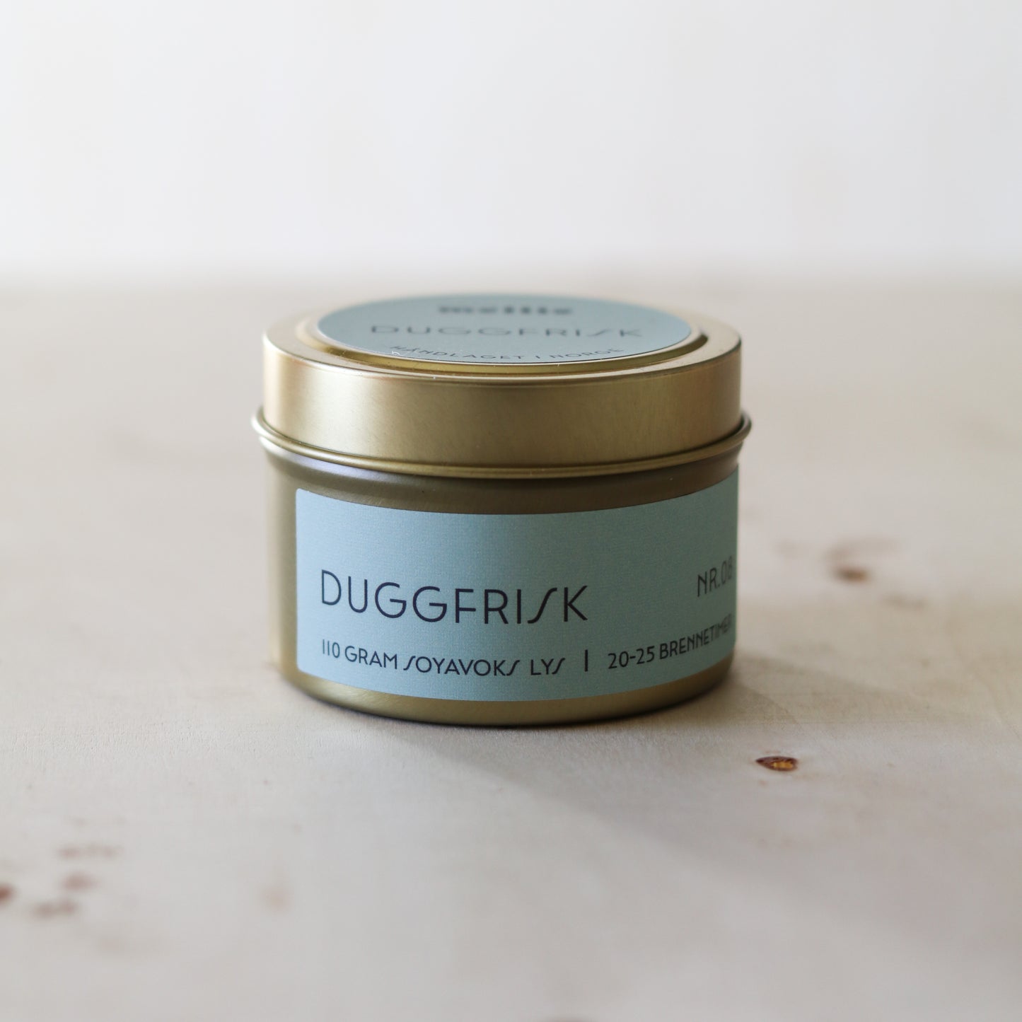 DUGGFRISK duftlys lite