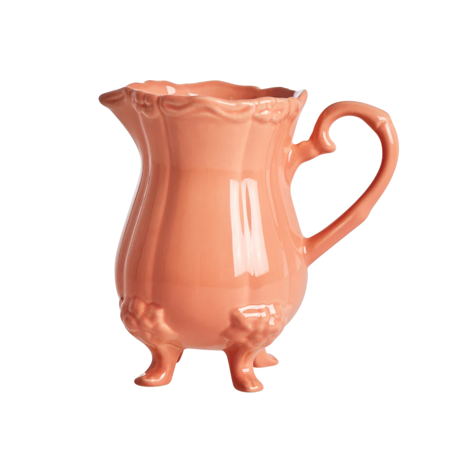Jug with Feet Coral