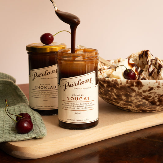 Karamellsaus Hasselnøtt