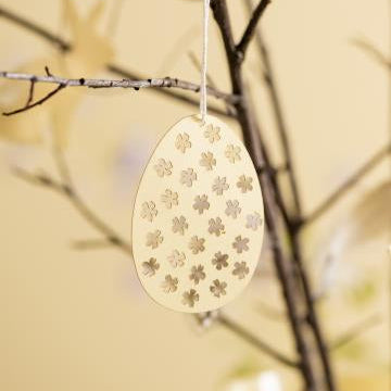 Påskeegg gule papir