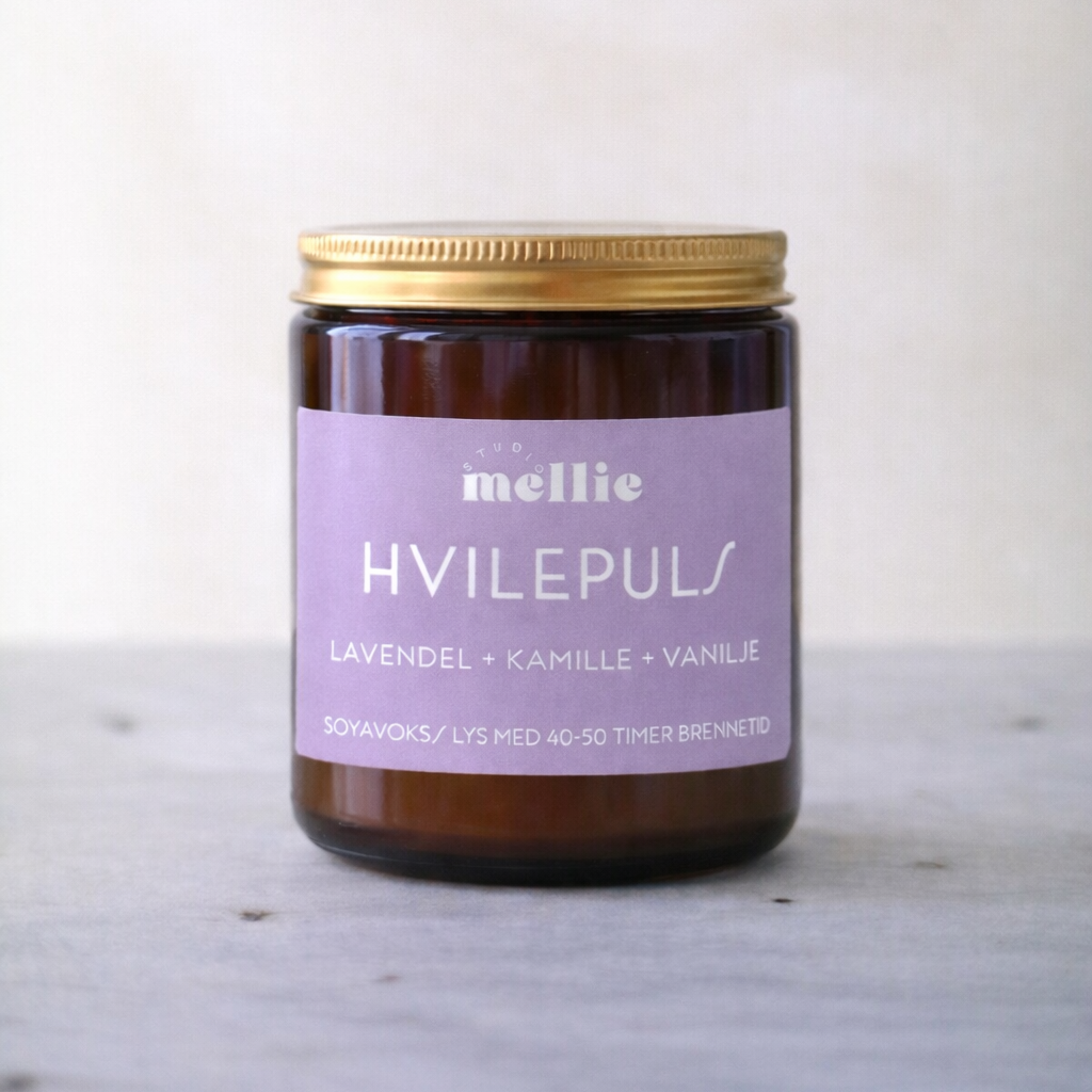 Hvilepuls duftlys stort