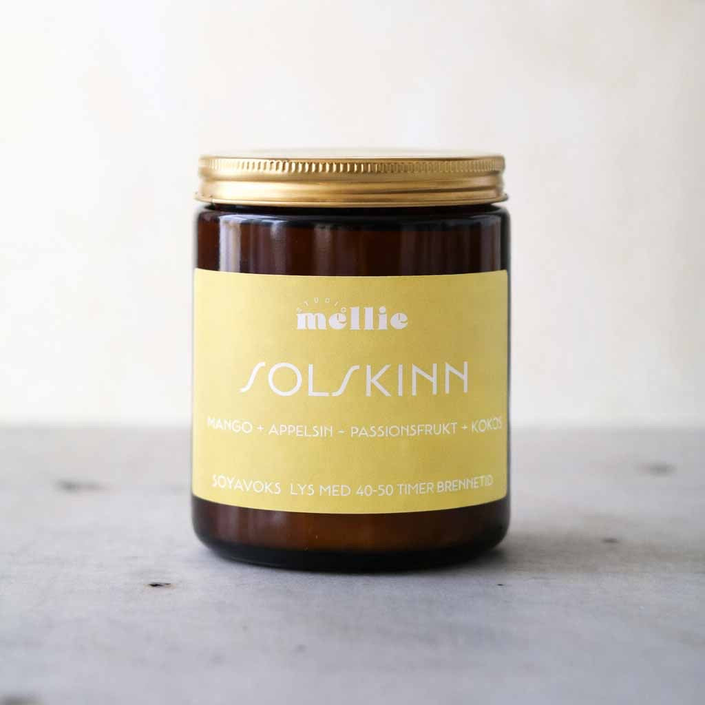 Solskinn duftlys stort