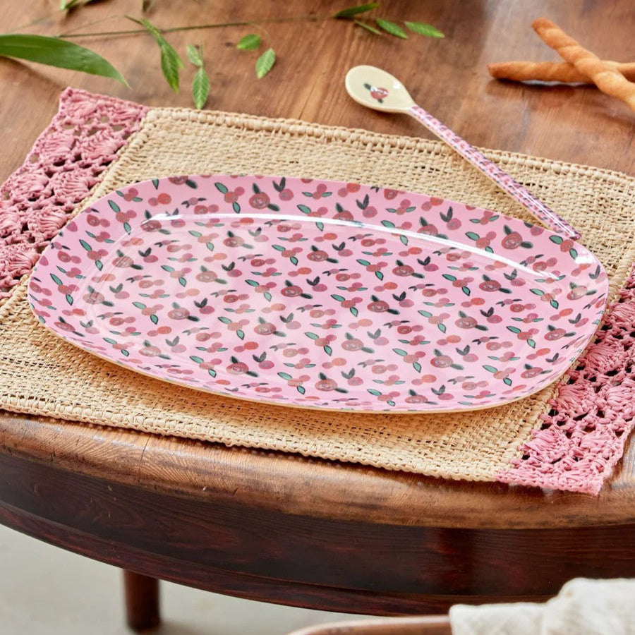 Melamine Plate Rose