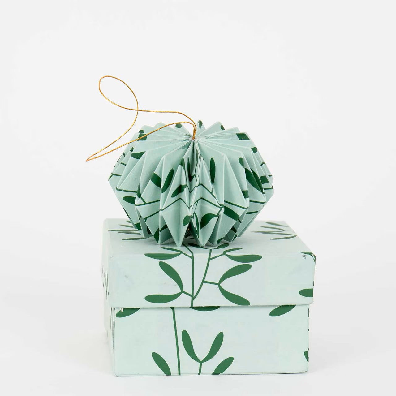 Origami Julepynt Grønn