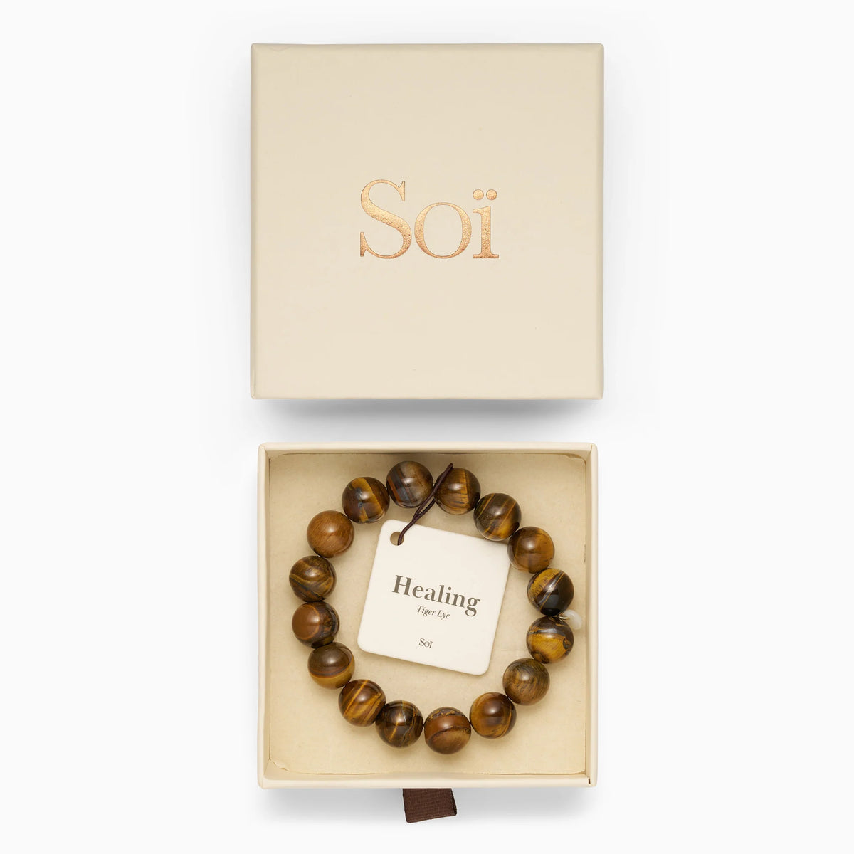 Chunky Tiger Eye Stretch Bracelet