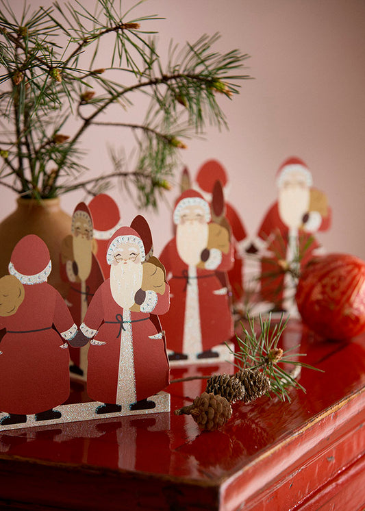 Table Garland Santa Ruby