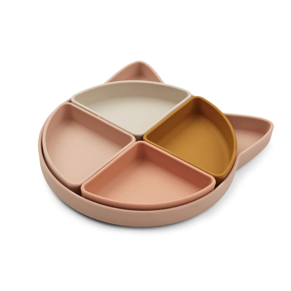 Arne Divider Plate Cat Rose