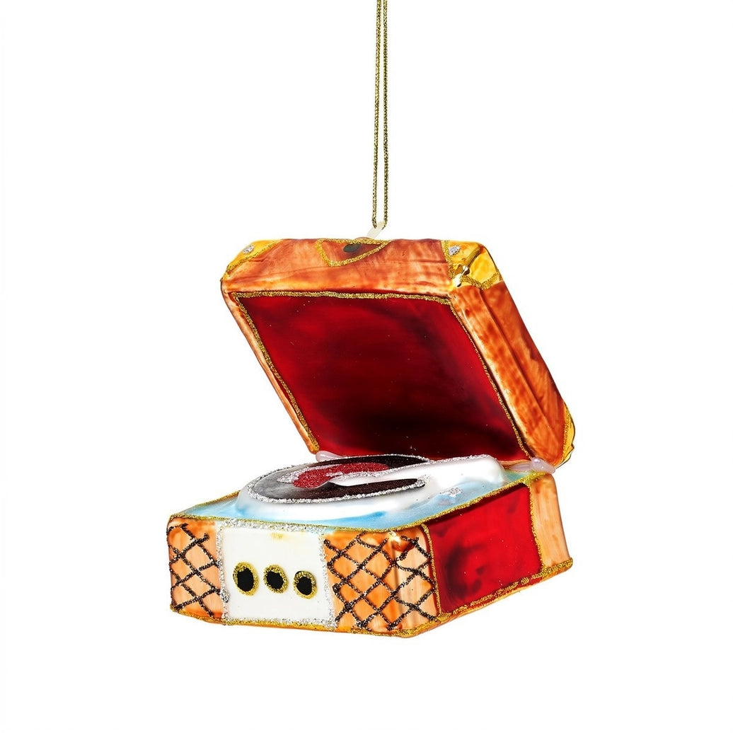 Retro Record Player Bauble