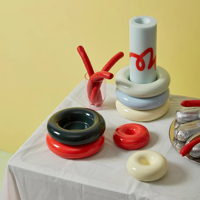 Bob candle holder light blue