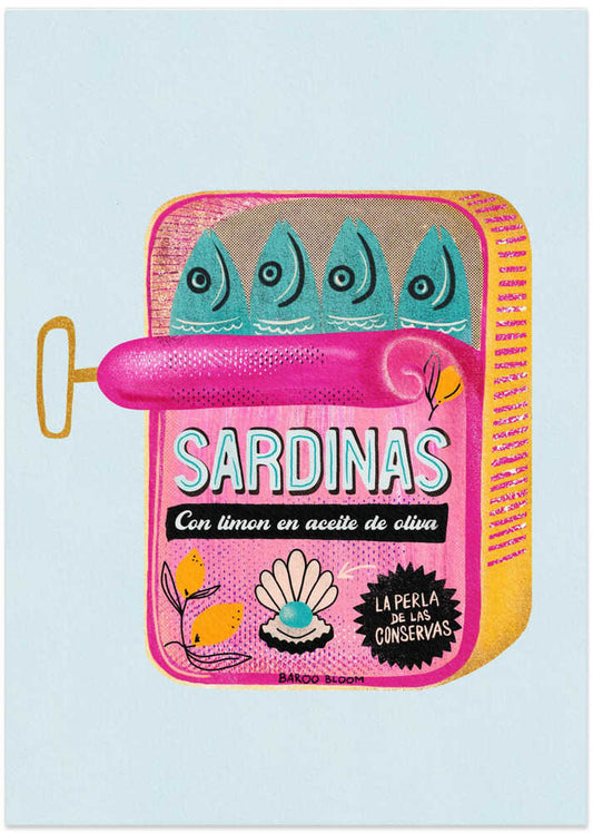 Sardines Thin Can