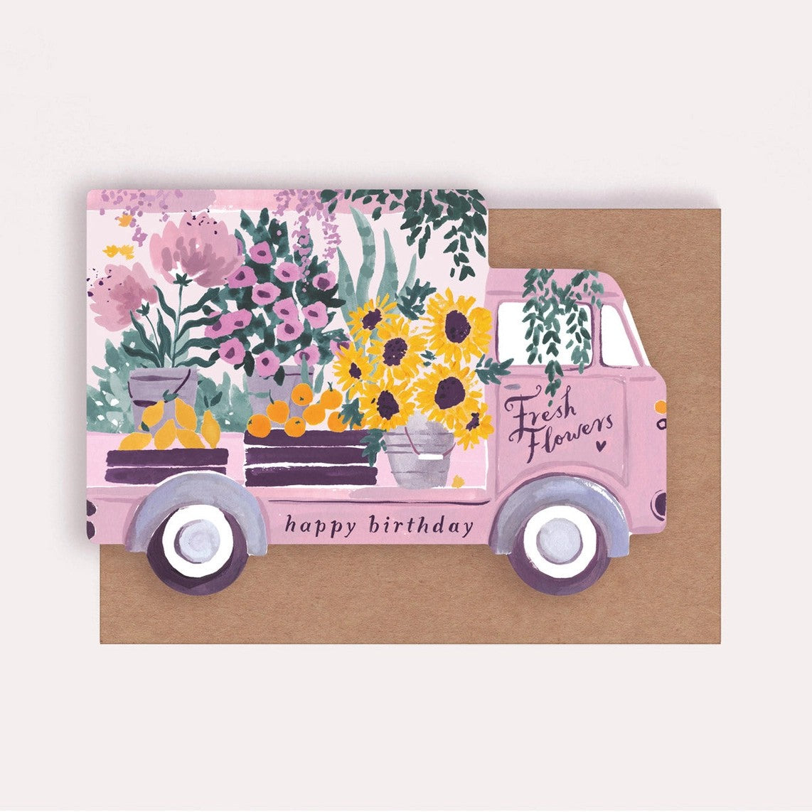 Flower Truck Card