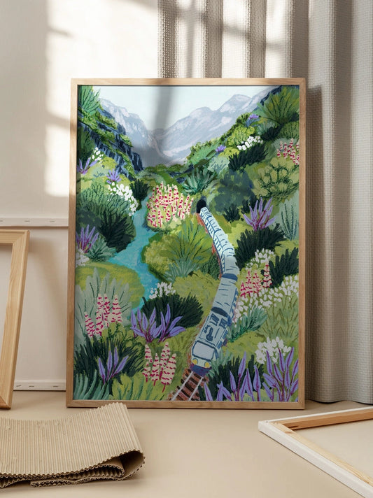Mountain Valley Train 30x40