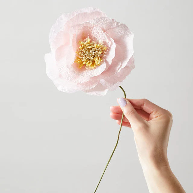 Paper Flower Poppy Rose