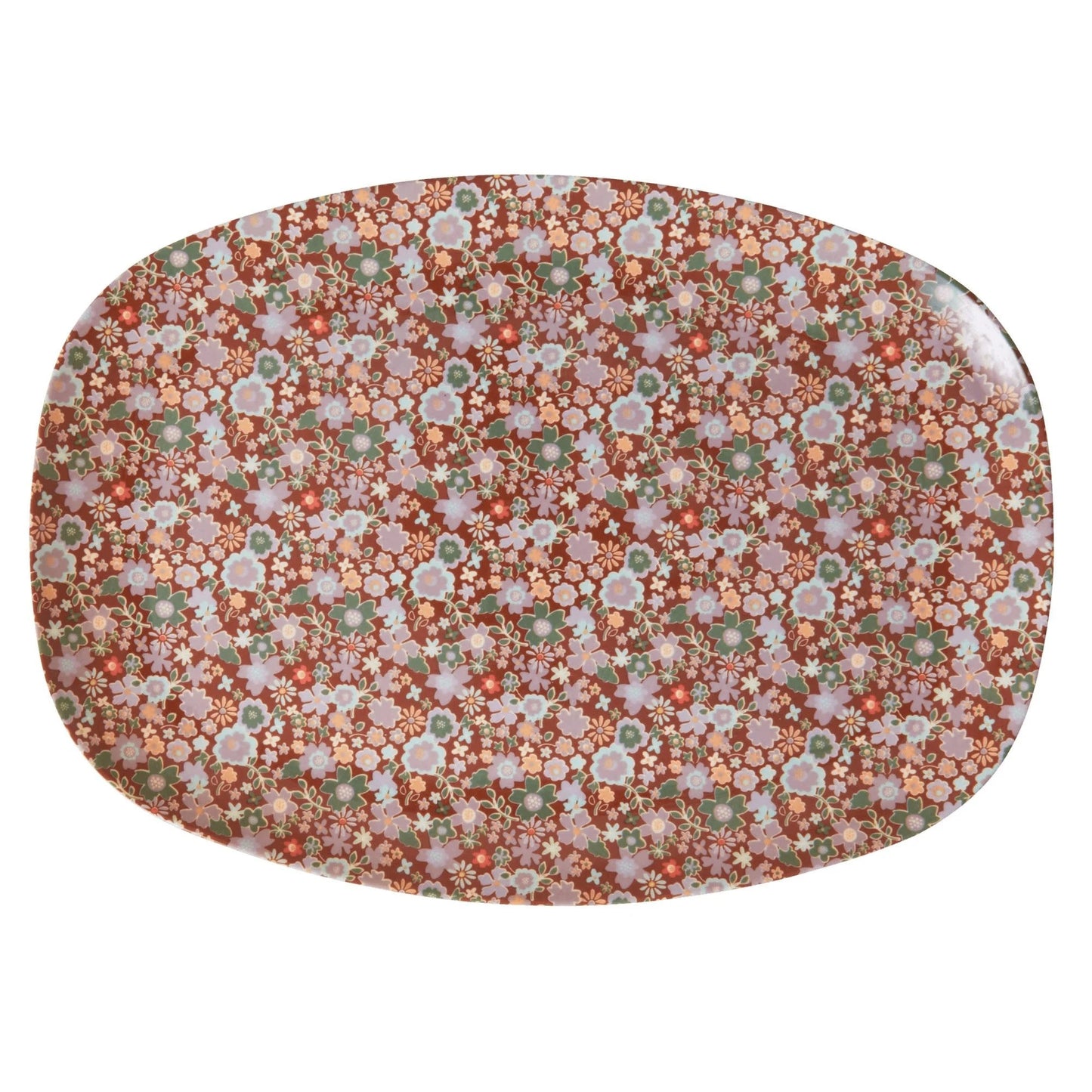 Melamine Plate Fall Floral