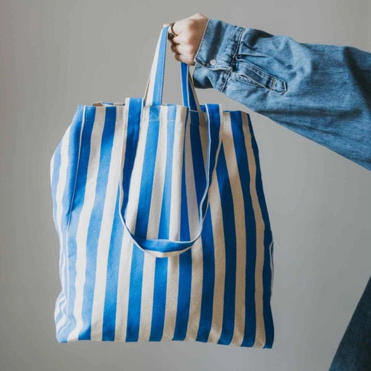 Organic Tote Original Blue Stripes