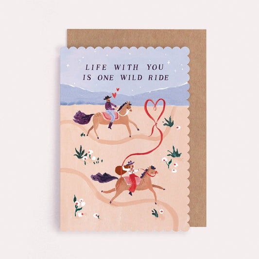 Wild Ride Love Card