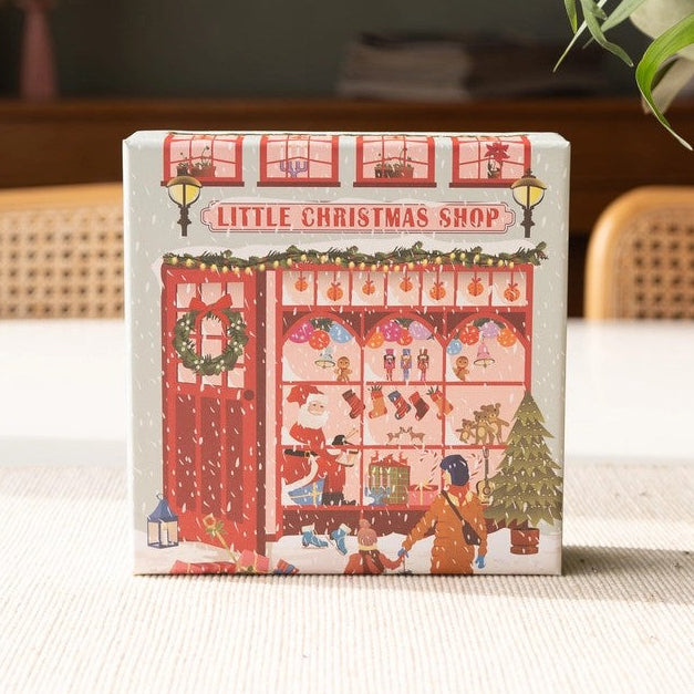 Puslespill til barn med motiv av en lekebutikk til jul