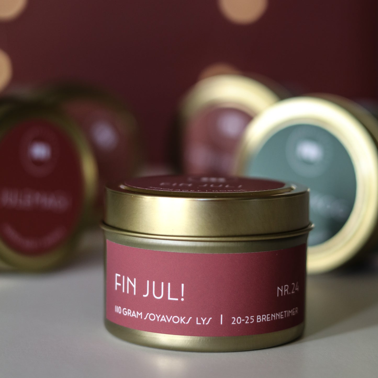 FIN JUL duftlys lite