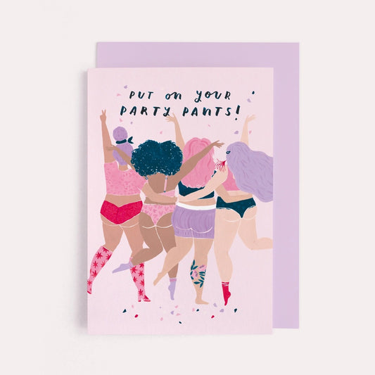 Panty Pants Cake Birthday Card