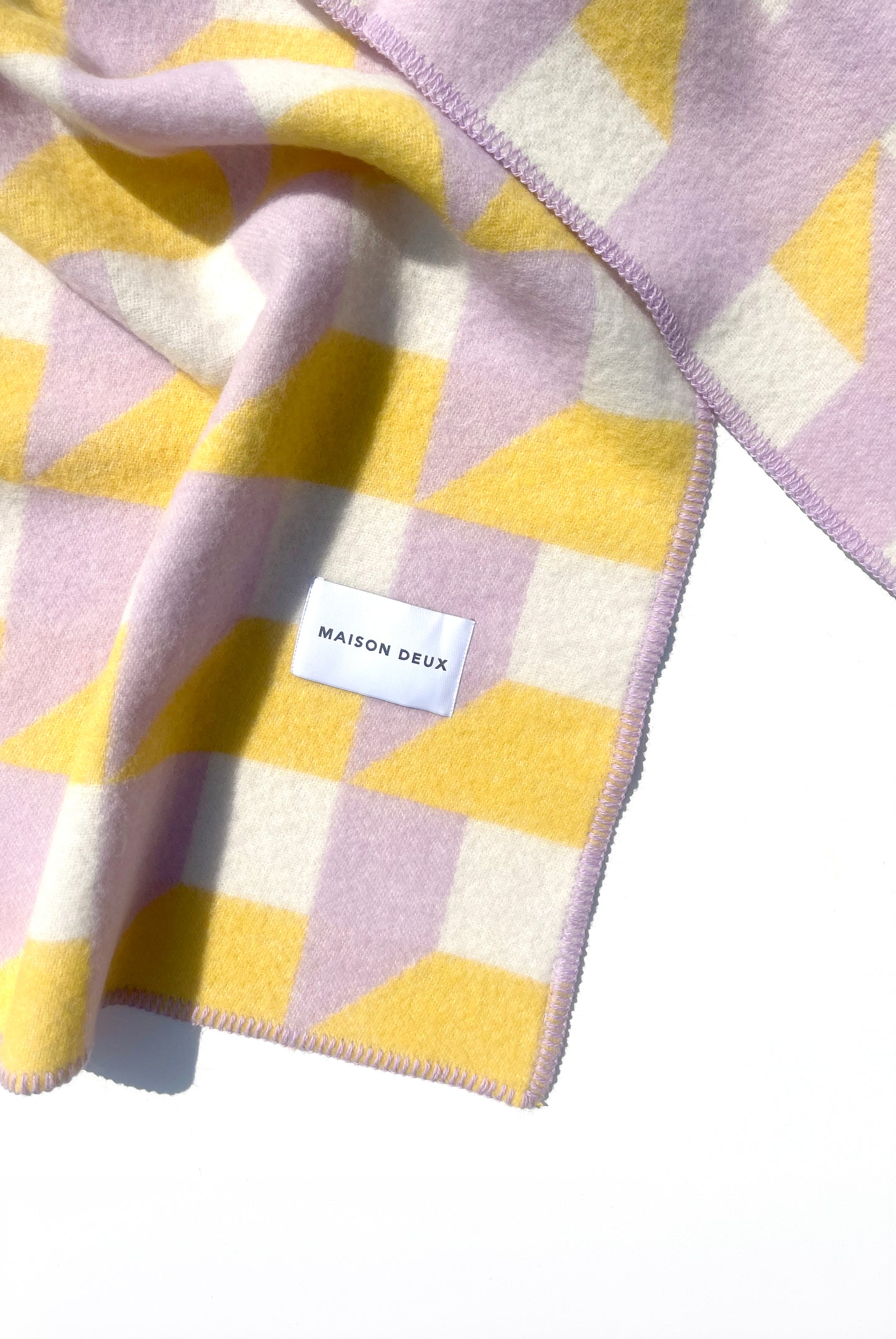 Cubics Blanket Lilac Sun