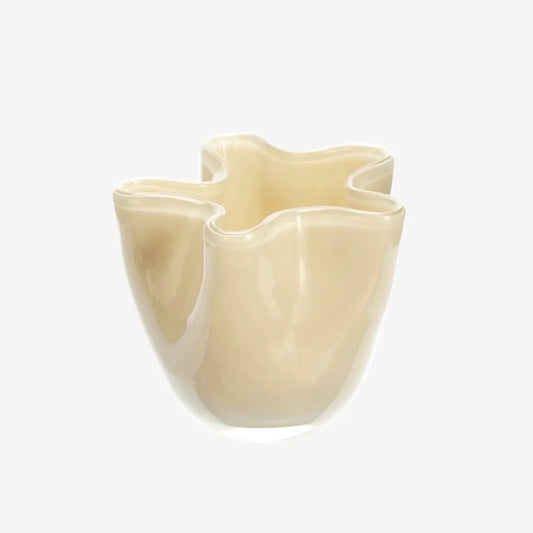Glass Vase Cream