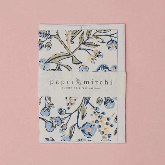 Song Birds Blue Card