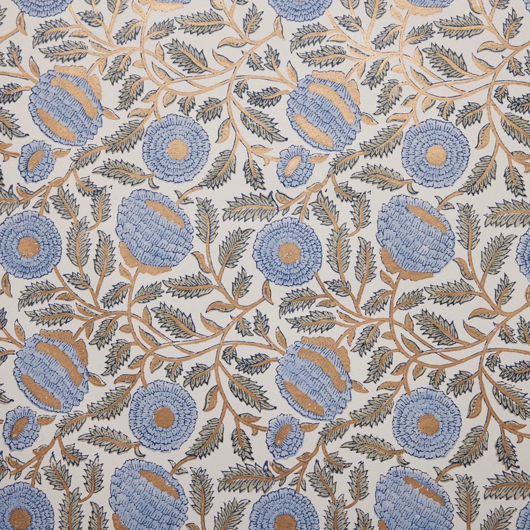 Marigold Bluestone Wrapping Paper